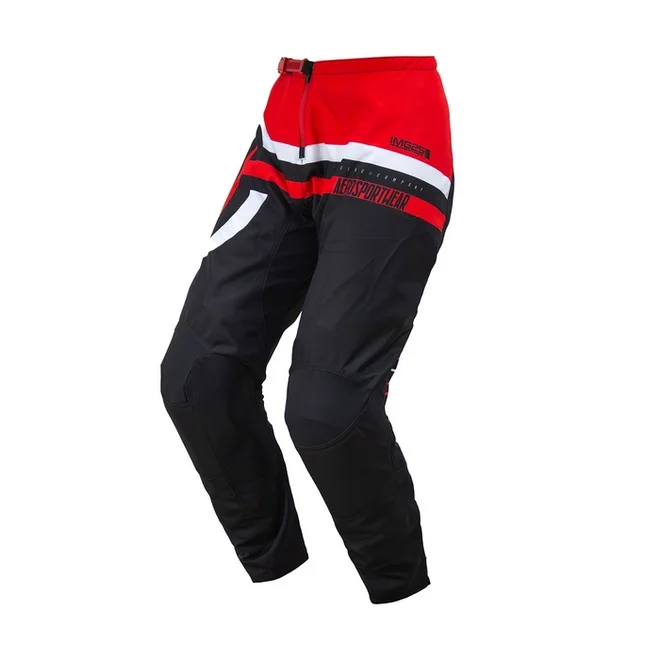 Calça ASW Image Target 25 Preto/Vermelho/Branco - Spinelli Motos